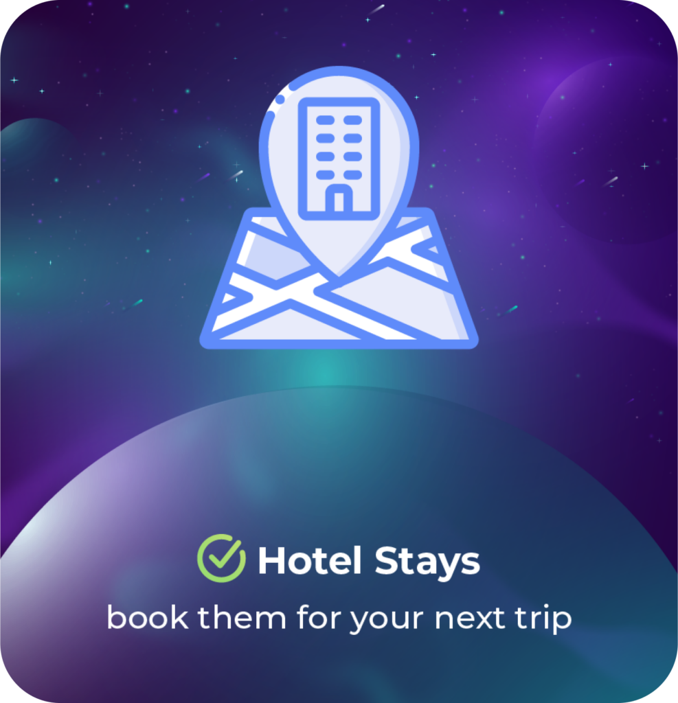 Spend points on hotel stays and travel with ease.